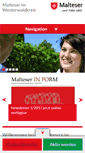 Mobile Screenshot of malteser-westerwald.de